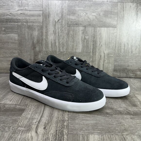 Nike Vulc SB Men's size 10.5 Black White Suede Shoes CD5010-003 - Picture 5 of 8